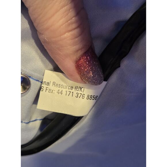 Trafalgar Travel Backpack Shoulder Bag Blue Single Strap 80's VTG Style Rainbow - Picture 12 of 14